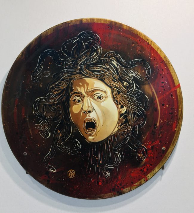 Tête de méduse inspirée du caravagesque