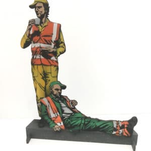 Découpe bois de l'artiste Jaune