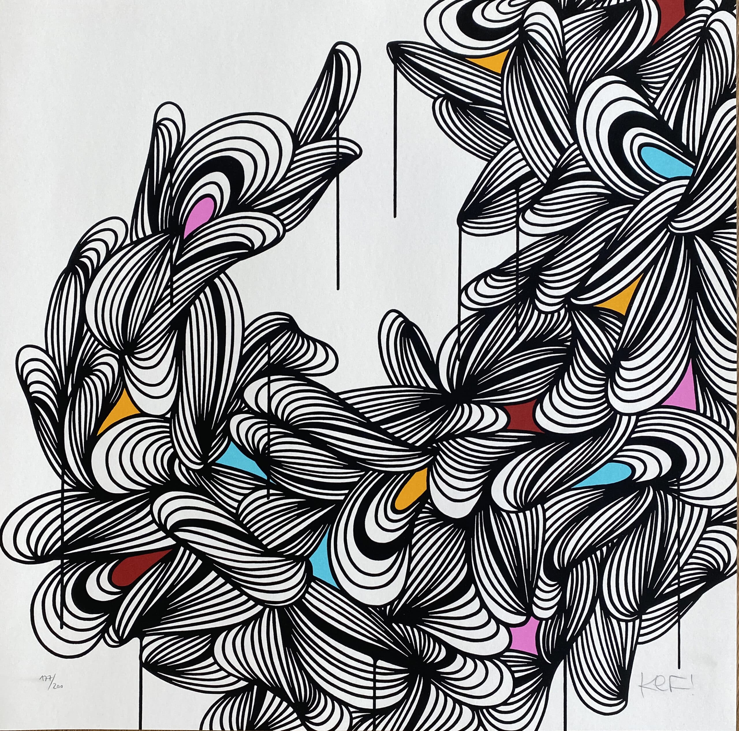 Kef! <br> Calm Transition #7- 46X46cm