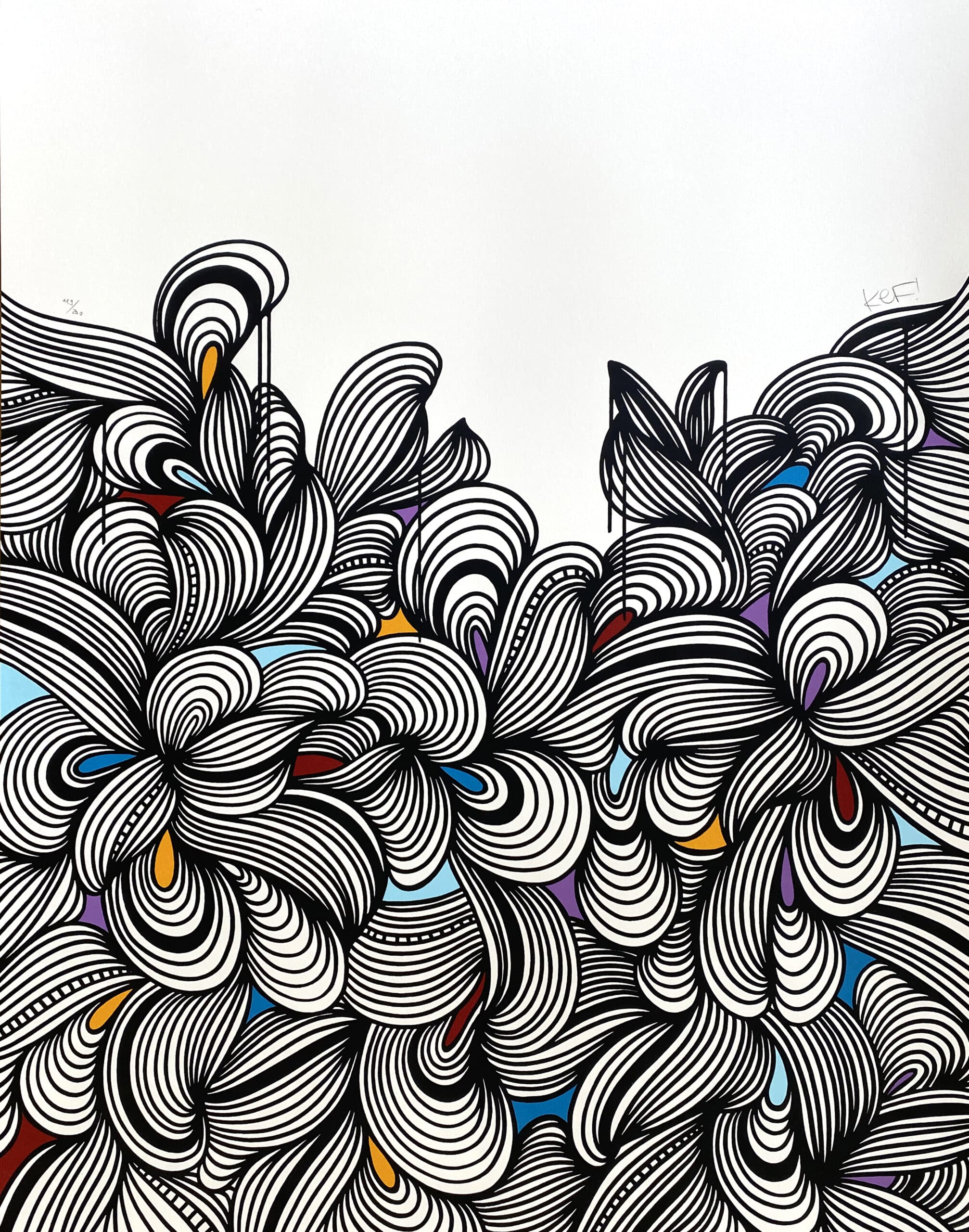 Kef! <br> Happiness deep inside #3- 77X61cm