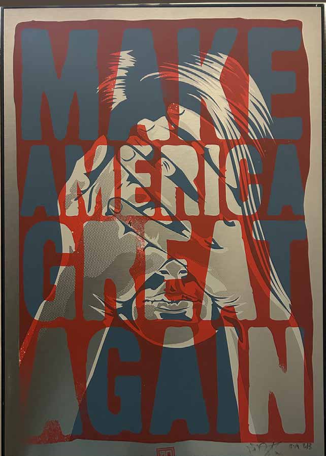 RNST <br> MAKE AMERICA GREAT AGAIN (Sérigraphie alu 2/3)