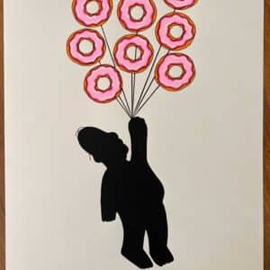 OakOak  Donut balloon Homer