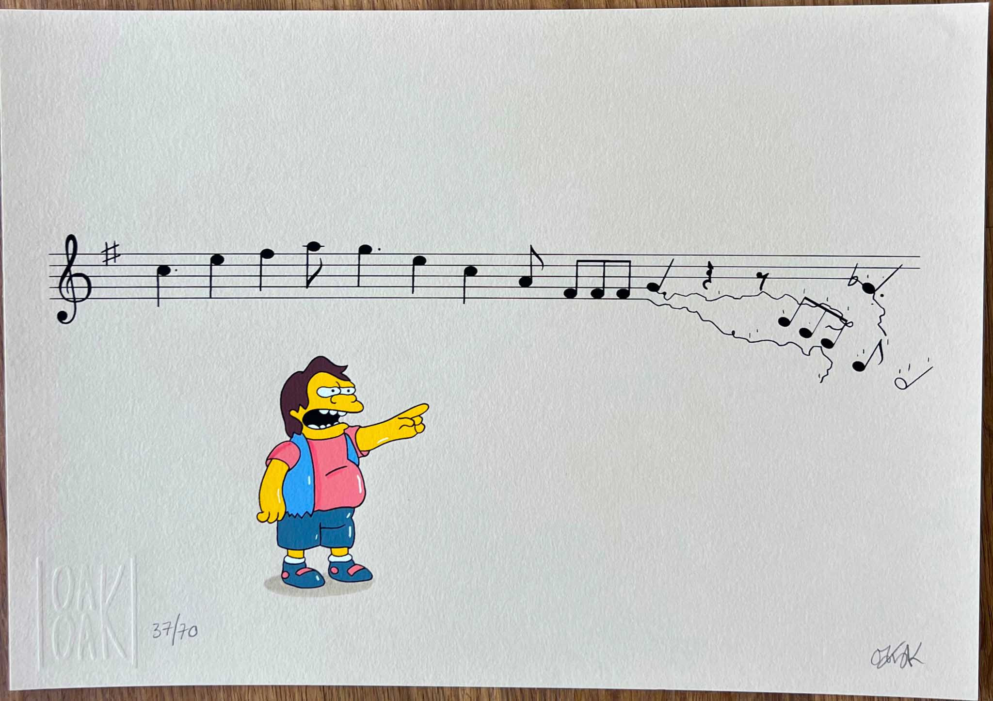 OakOak  Note musique « Nelson Muntz »