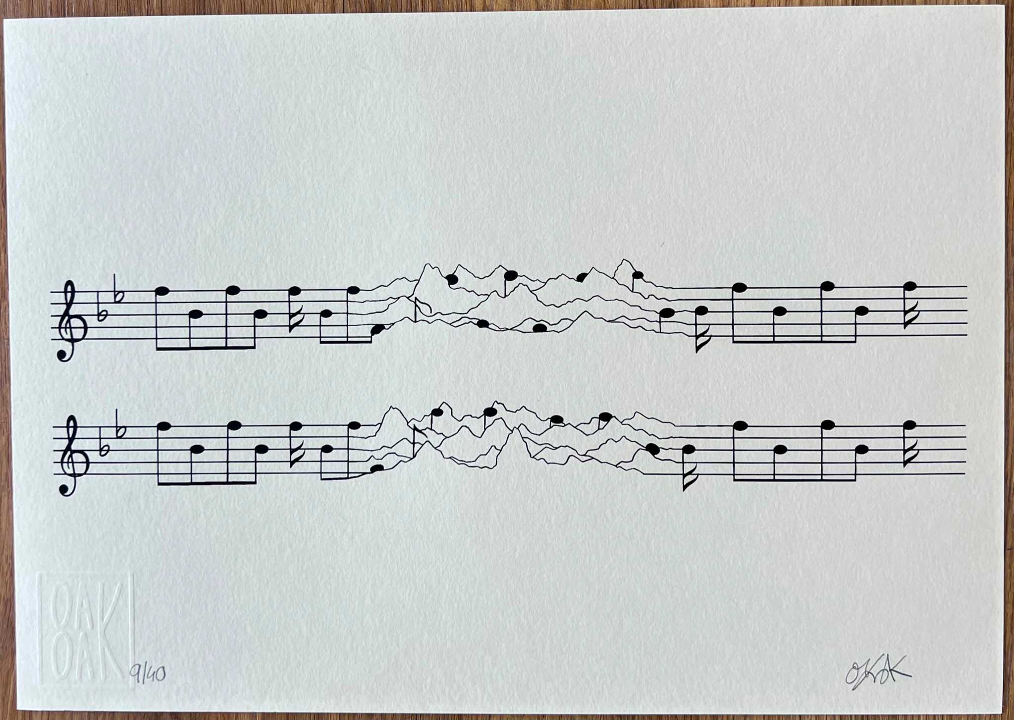 OakOak  Note musique « Narlage abrupta »