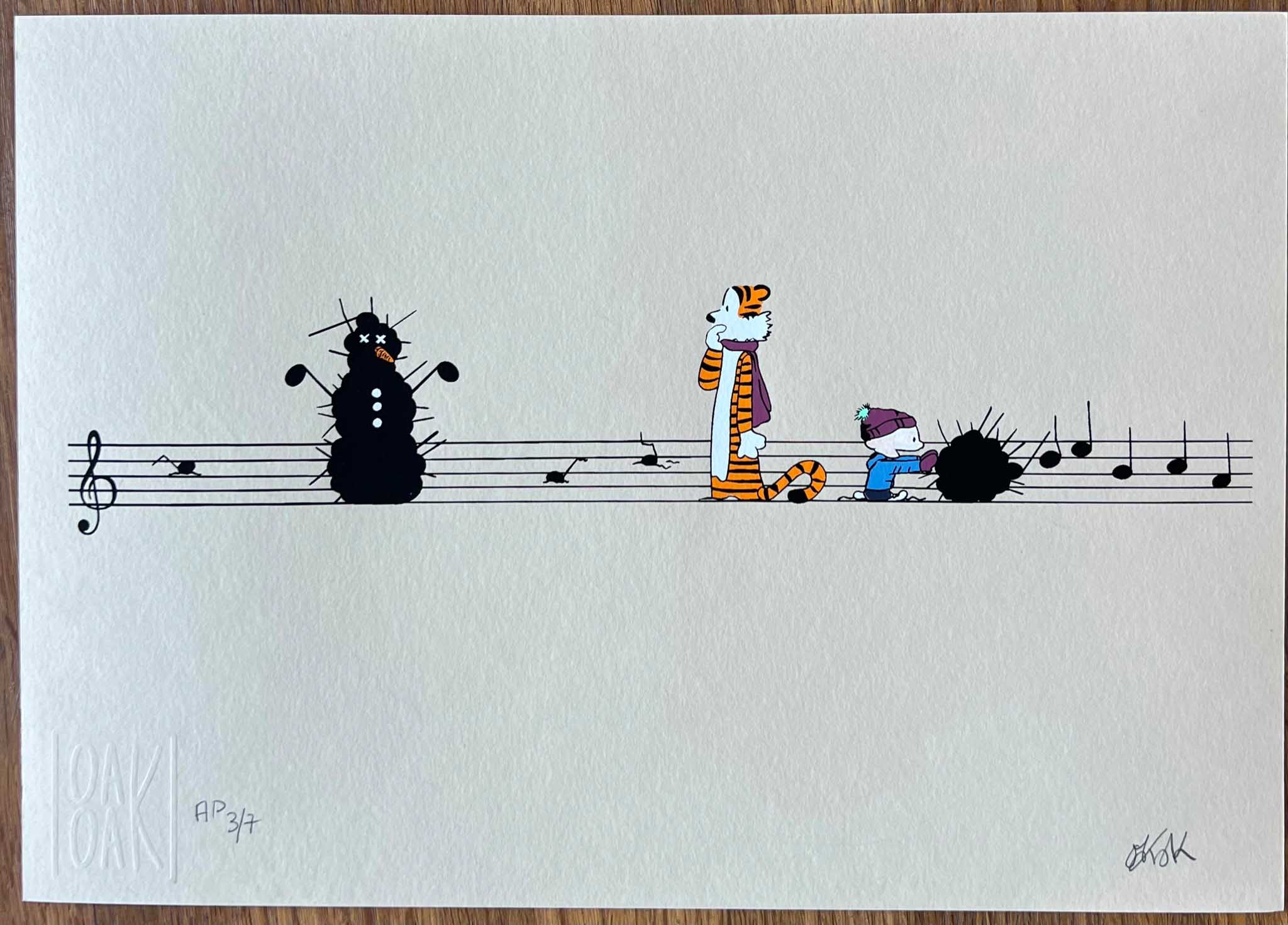 OakOak  Note musique « Calvin et Hobbes »