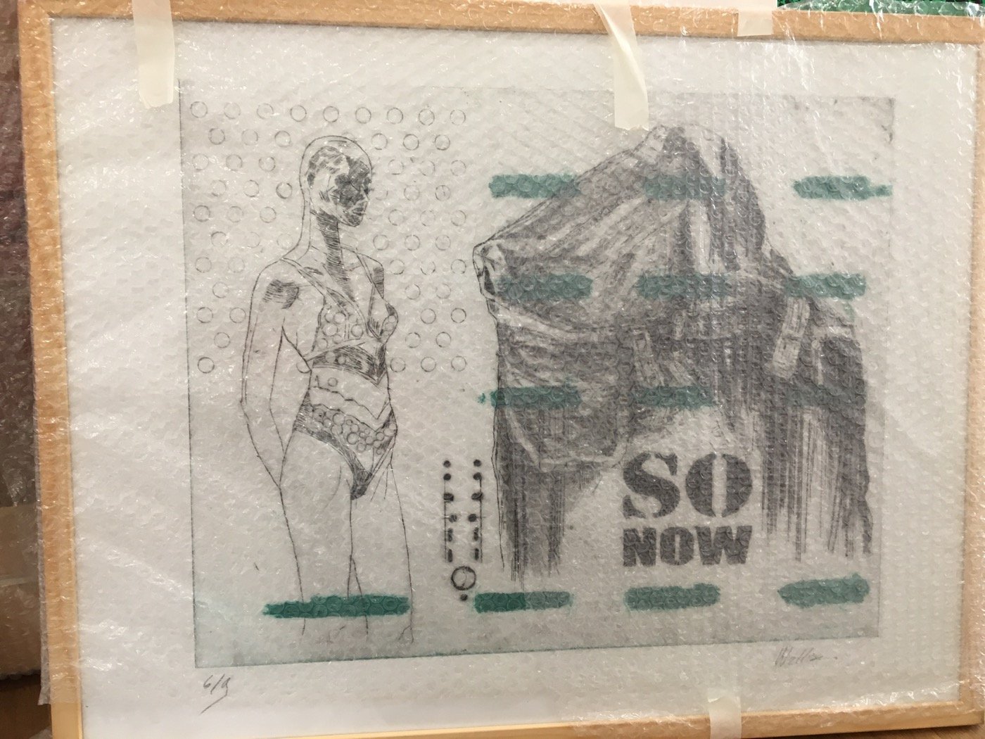 Henri Walliser <br> So Bleu vert , 2019