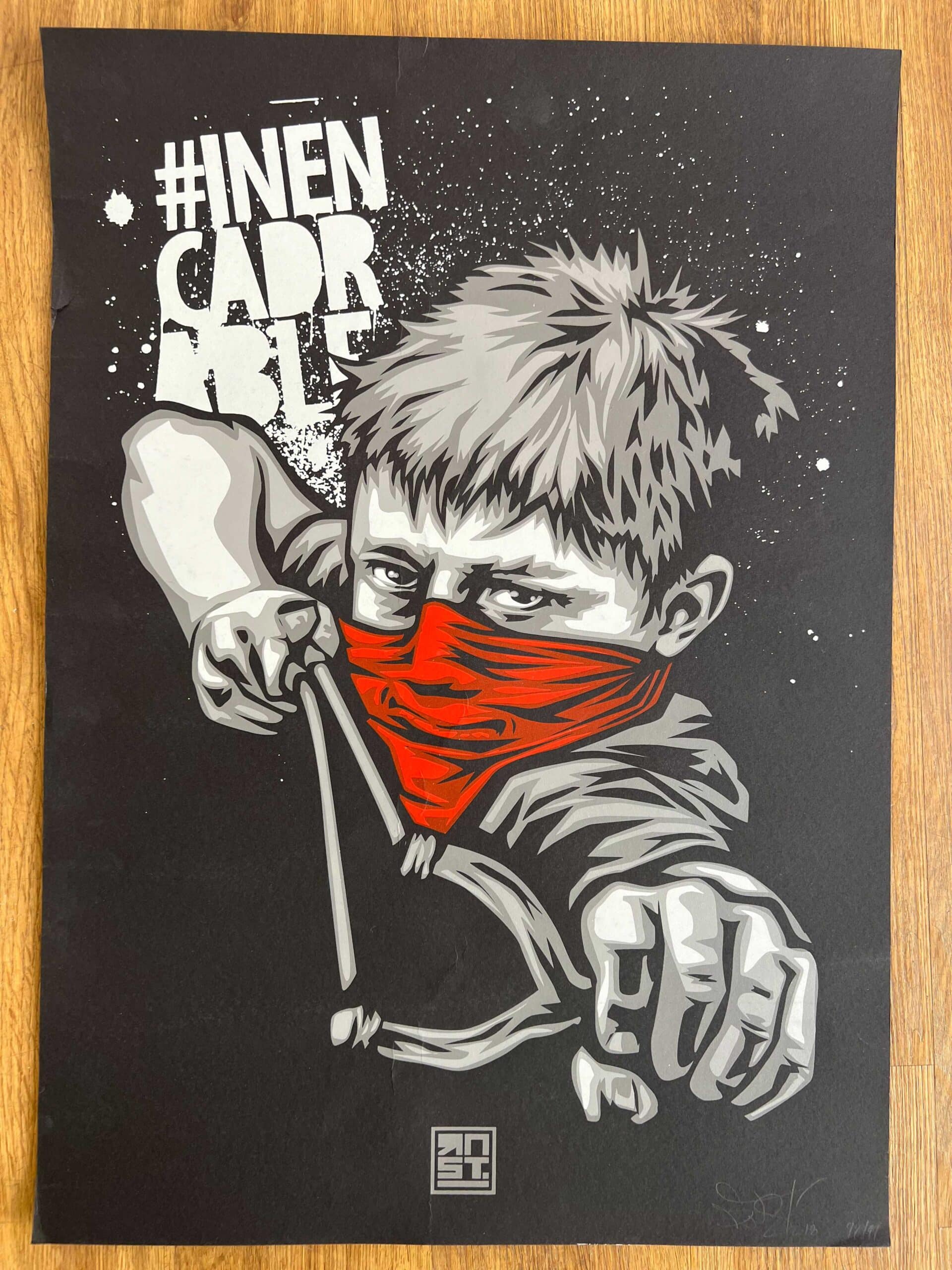 RNST  Inencadrable lance pierre