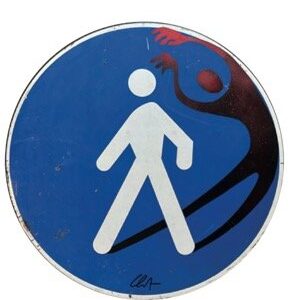 Clet <br> Dark Side, 2024