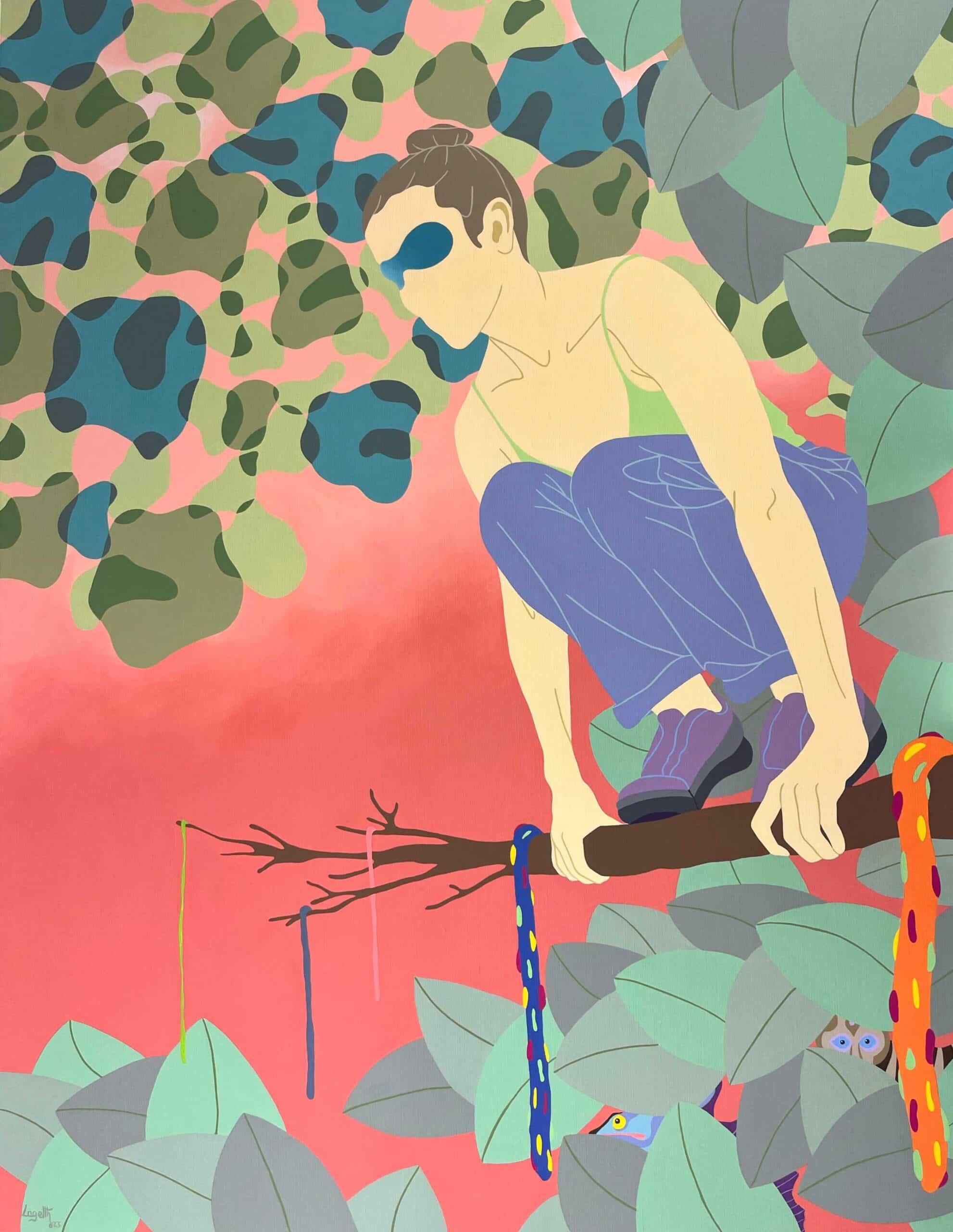 Thibault Laget Ro  <br> Equilibre sur une branche